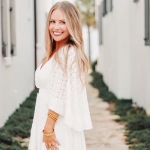 Free people Shyanne Romper White